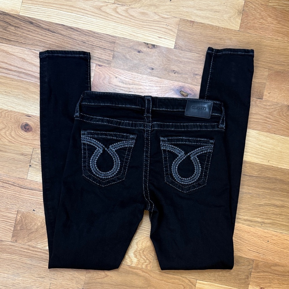 Big star Maddie skinny black jeans 29R